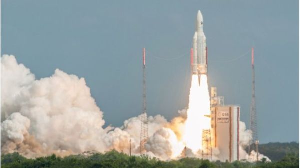 EUROPE LAUNCHES GALILEO SATELLITE QUARTET