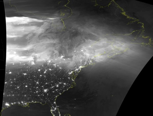 SATELLITE IMAGES SHOW WHAT THE HISTORIC GEOMAGNETIC STORM LOOKED LIKE FROM SPACE