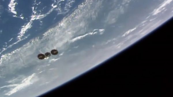 CYGNUS DEPARTS STATION AFTER RELEASE FROM ROBOTIC ARM