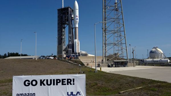AMAZON KUIPER SECOND SATELLITE LAUNCH POSTPONED BY ULA DUE TO ROCKET BOOSTER ISSUE