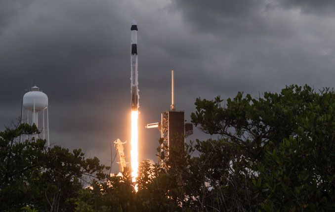 NASA, SPACEX ‘THREAD THE CLOUDS’ TO LAUNCH CREW-11 TO THE INTERNATIONAL SPACE STATION
