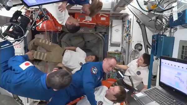 SPACEX DELIVERS FOUR ASTRONAUTS TO THE INTERNATIONAL SPACE STATION