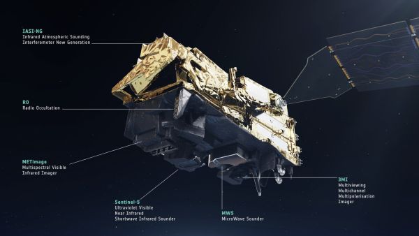 NEW METOP SECOND GENERATION WEATHER SATELLITE RETURNS FIRST DATA