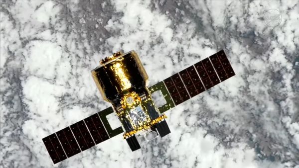 JAPAN'S 1ST HTV-X CARGO CRAFT ARRIVES AT THE INTERNATIONAL SPACE STATION