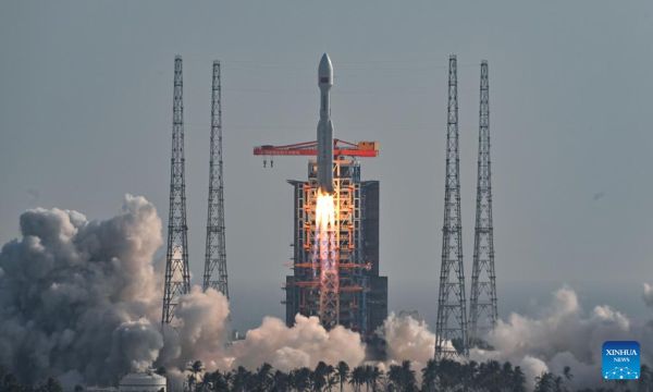 CHINA'S LONG MARCH-8A ROCKET LAUNCHES NEW INTERNET SATELLITE GROUP