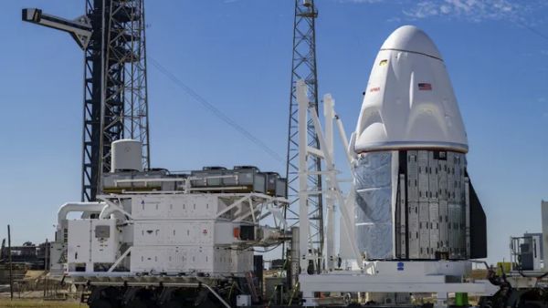 SPACEX DRAGON ARRIVES FOR CREW-12 LAUNCH