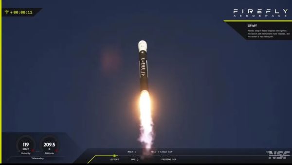 FIREFLY AEROSPACE'S ALPHA ROCKET REACHES ORBIT ON 1ST LAUNCH SINCE EXPLOSIVE ACCIDENTS LAST YEAR