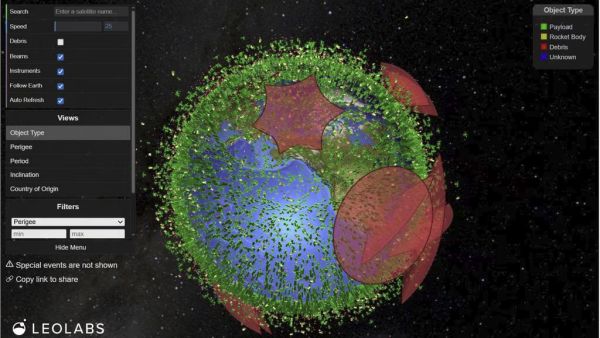 CHILLING SPACE CRISIS THREATENS THE WORLD AS SATELLITE SWARM