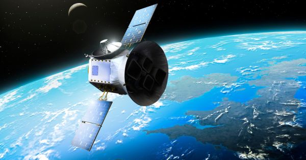 A NASA SATELLITE LAUNCHED IN 1976 CARRYING A CARL SAGAN–DESIGNED PLAQUE SEALED INSIDE ITS CORE IS EXPECTED TO FALL BACK TO EARTH AND FINALLY BE OPENED