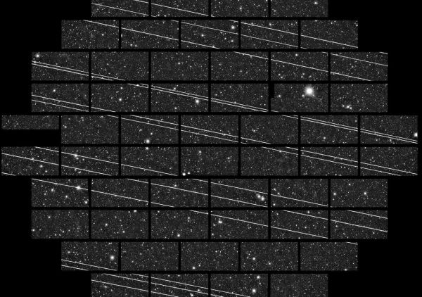 SPACE TELESCOPES ARE NOW OVERWHELMED BY SATELLITE TRAILS