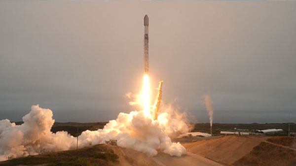 SPACEX LAUNCHES ITS FIRST FALCON 9 ROCKET SINCE NASDAQ DEBUT