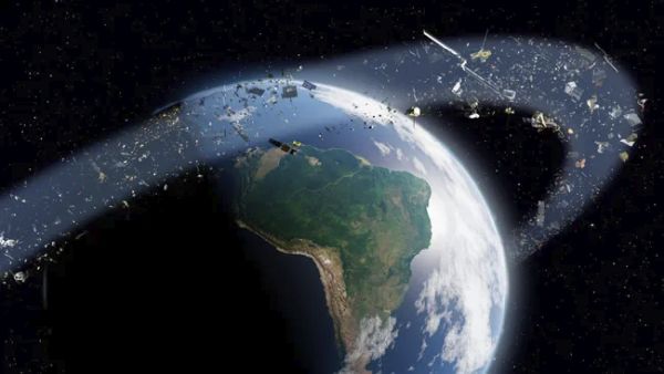SPACE JUNK DEBRIS CLOUD DISCOVERED IN HIGH-TRAFFIC ORBIT 'IS A POTENTIAL MINEFIELD' FOR THE COSTLIEST SATELLITES