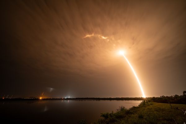 SPACEX LAUNCHES A FLIGHT-PROVEN FALCON BOOSTER FOR 600TH TIME