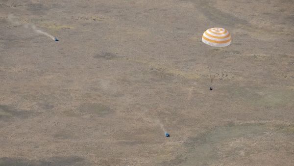 NASA ASTRONAUT, 2 COSMONAUTS RETURN TO EARTH AFTER 241 DAYS ON SPACE STATION