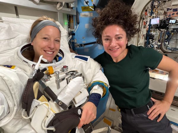 STATION CREW GEARS UP FOR NEXT SPACEWALK, KEEPS UP MICROGRAVITY RESEARCH