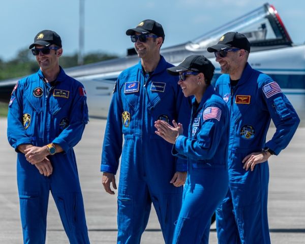 NEXT CREW BOUND FOR THE SPACE STATION ARRIVE IN FLORIDA