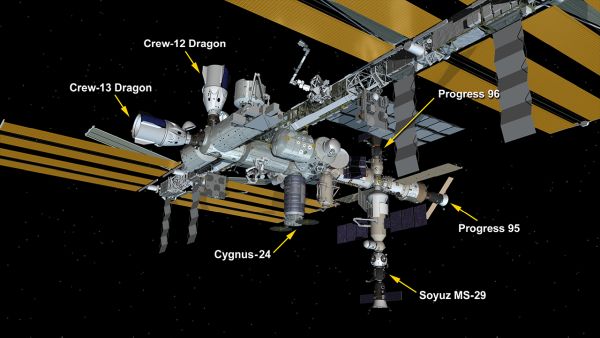 CREW-13 MEMBERS ENTER STATION, JOIN EXPEDITION 75
