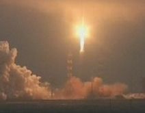 ZENIT ROCKET CLIMBS TO ORBIT WITH WEATHER SATELLITE
