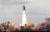 SPACE SHUTTLE ENDEAVOUR BLASTS OFF FROM FLORIDA