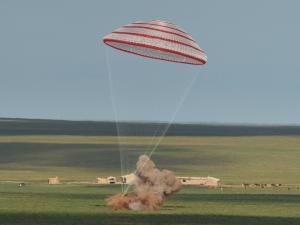 CREW RETURNS FROM CHINA SPACE STATION