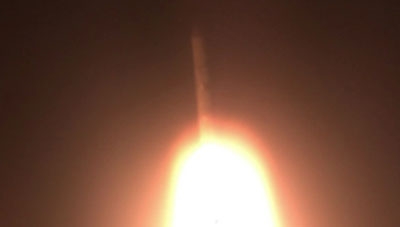 NASA ROCKET LIFTS OFF FROM WALLOPS ISLAND, VA., FACILITY ON WAY TO MOON ORBIT