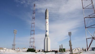 RUSSIA SET TO LAUNCH PROTON ROCKET WITH TELECOMS SATELLITE
