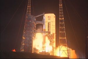 LIFT OFF: DELTA IV ROCKET LAUNCHES FROM CAPE CANAVERAL