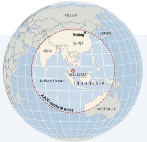 SATELLITE DATA REVEAL ROUTE OF MISSING MALAYSIA AIRLINES PLANE