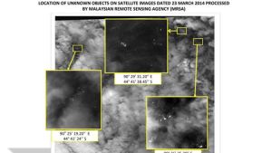  SATELLITE SPOTS 122 OBJECTS IN SEARCH FOR MISSING MALAYSIAN JET