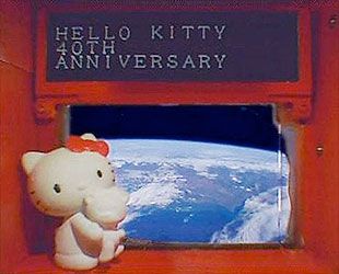 HELLO KITTY IN SPACE: CUTE TOY CAT IS CIRCLING EARTH ABOARD JAPANESE SATELLITE