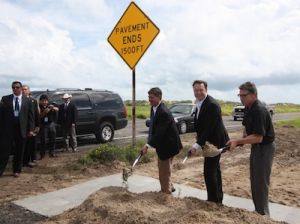 CONSTRUCTION OF TEXAS LAUNCH SITE TO BEGIN NEXT YEAR