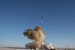 RUSSIAN-BUILT SPY SATELLITE ROCKETS OUT OF UNDERGROUND SILO