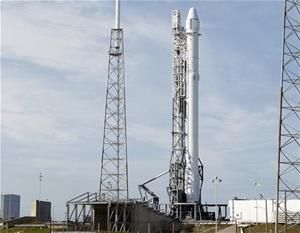 SPACEX TO TRY AGAIN SATURDAY TO LAUNCH SPACE STATION SUPPLIES, LAND BOOSTER ROCKET ON PLATFORM 