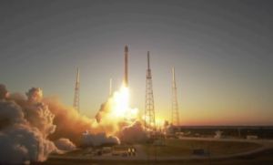 SPACEX LAUNCHES SATELLITE BUT CALLS OFF ATTEMPT TO LAND ROCKET ON PLATFORM IN ATLANTIC