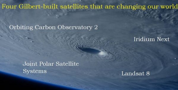 GILBERT PLANT TO BUILD NASA WEATHER SATELLITES