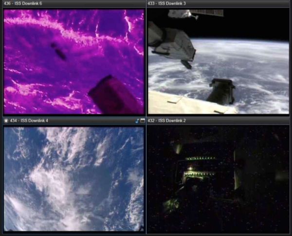 AN ASTEROID MINING TEST VEHICLE JUST LAUNCHED FROM THE SPACE STATION