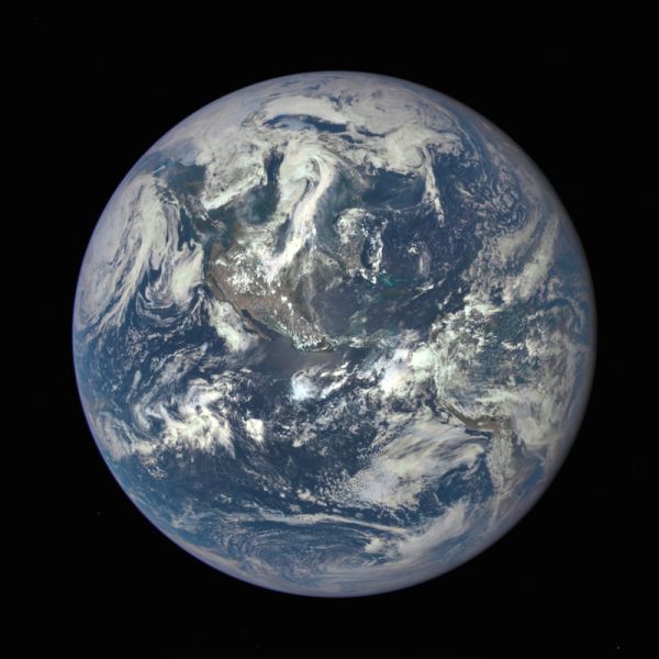 NOAA SATELLITE SENDS BACK VIEW OF PLANET EARTH