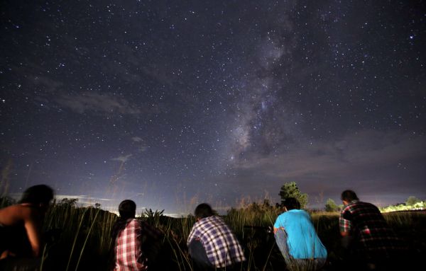 PERSEID METEOR SHOWER: MOON AND ISS LINE UP TO MAKE YEARLY SHOW EVEN MORE BEAUTIFUL