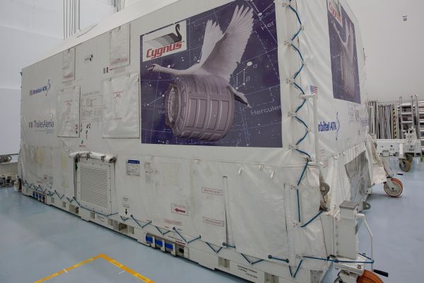 CYGNUS SEGMENT ARRIVES TO BEGIN PROCESSING FOR ISS RESUPPLY MISSION
