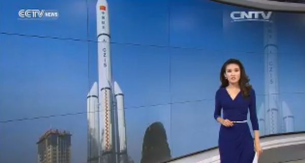 CHINA'S LARGEST-EVER ROCKET AIMS FOR SPACE STATION