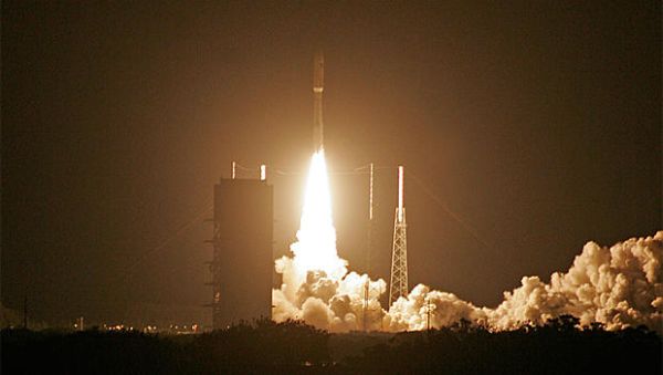 ATLAS 5 ROCKET BOOSTS NAVY COMMUNICATIONS SATELLITE INTO SPACE