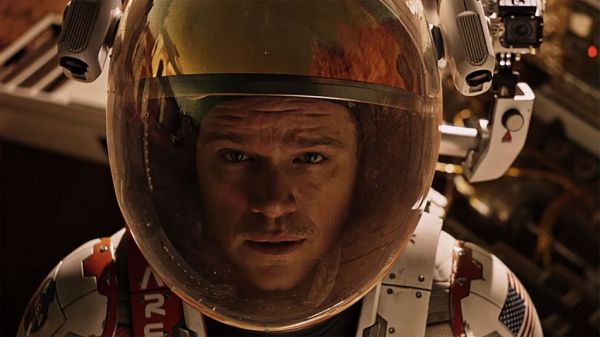 ASTRONAUTS ON THE INTERNATIONAL SPACE STATION WATCHED 'THE MARTIAN'