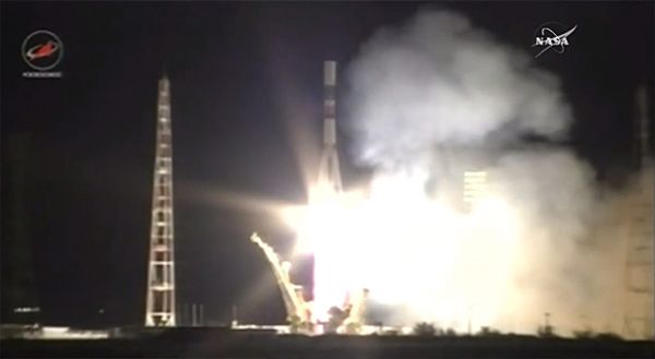 RUSSIA LAUNCHES PROGRESS SUPPLY SHIP TO SPACE STATION