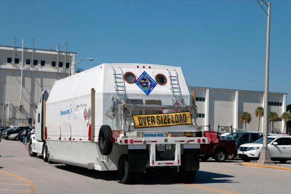 CYGNUS SERVICE MODULE ARRIVES IN FLORIDA FOR STATION FLIGHT