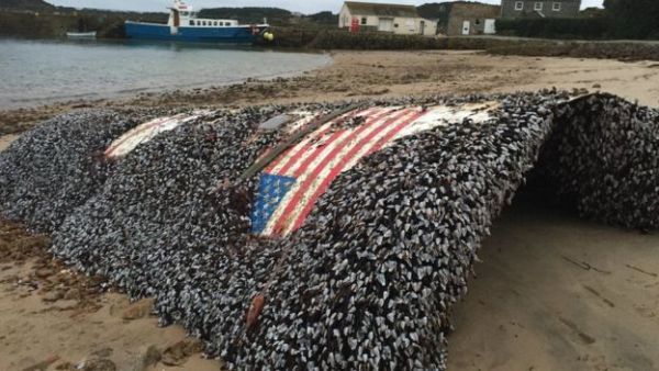 US SPACE ROCKET DEBRIS FOUND IN SEA OFF SCILLY