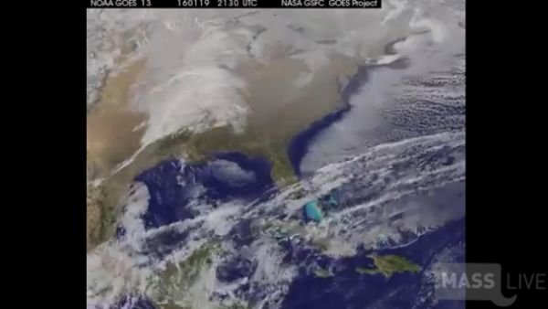 WATCH: WINTER STORM JONAS FORMS IN NASA VIDEO OF SATELLITE IMAGES