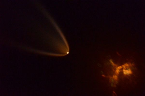 PHOTOS: PROGRESS SUPPLY LAUNCH VIEWED FROM SPACE STATION 