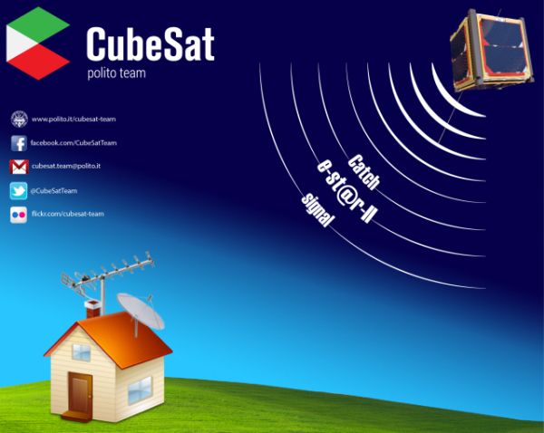 CATCH THE SIGNAL OF E-ST@R-II CUBESAT 