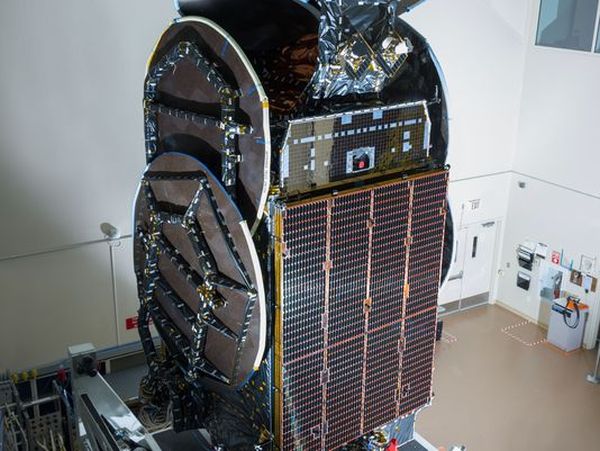 SPACEX ROCKET PREPARING FOR LATE-NIGHT SATELLITE LAUNCH