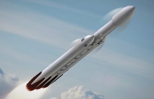 SPACEX MAIDEN FALCON HEAVY LAUNCH MAY CARRY SATELLITE IN NOVEMBER